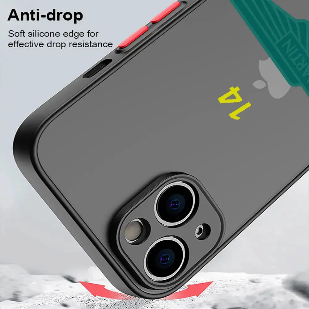 Funda mate a-aston-martin cars para iPhone XR 8 Plus XS X 7 6S SE 14 Pro Max 12 Mini 11 Pro 15 13 6 XS Max 12 Pro, fundas de TPU - La zona Apple