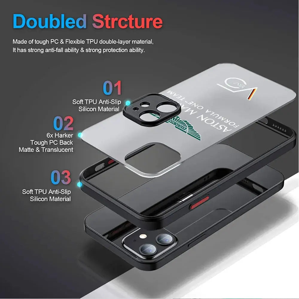 Funda mate a-aston-martin cars para iPhone XR 8 Plus XS X 7 6S SE 14 Pro Max 12 Mini 11 Pro 15 13 6 XS Max 12 Pro, fundas de TPU - La zona Apple