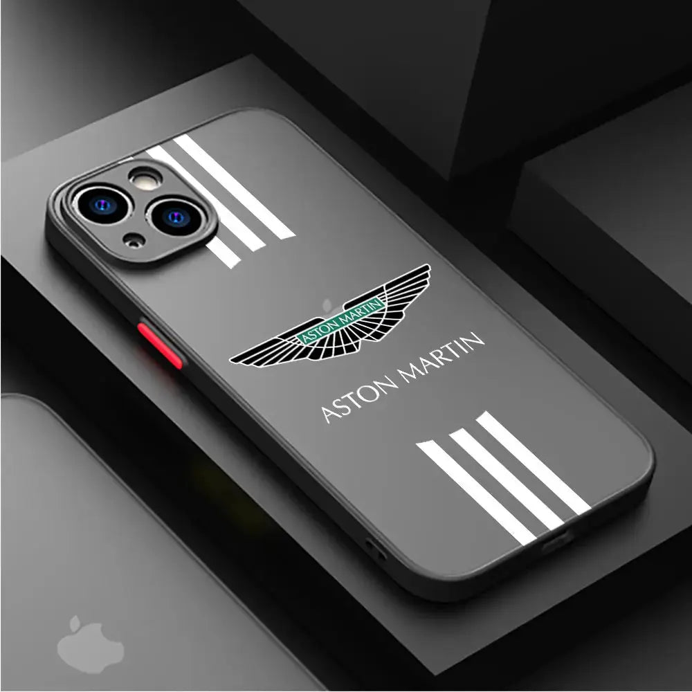 Funda mate a-aston-martin cars para iPhone XR 8 Plus XS X 7 6S SE 14 Pro Max 12 Mini 11 Pro 15 13 6 XS Max 12 Pro, fundas de TPU - La zona Apple