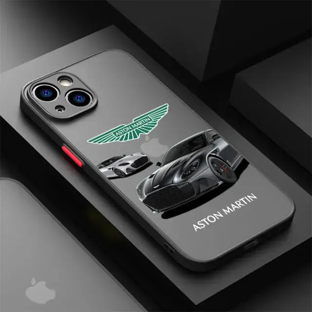 Funda mate a-aston-martin cars para iPhone XR 8 Plus XS X 7 6S SE 14 Pro Max 12 Mini 11 Pro 15 13 6 XS Max 12 Pro, fundas de TPU - La zona Apple