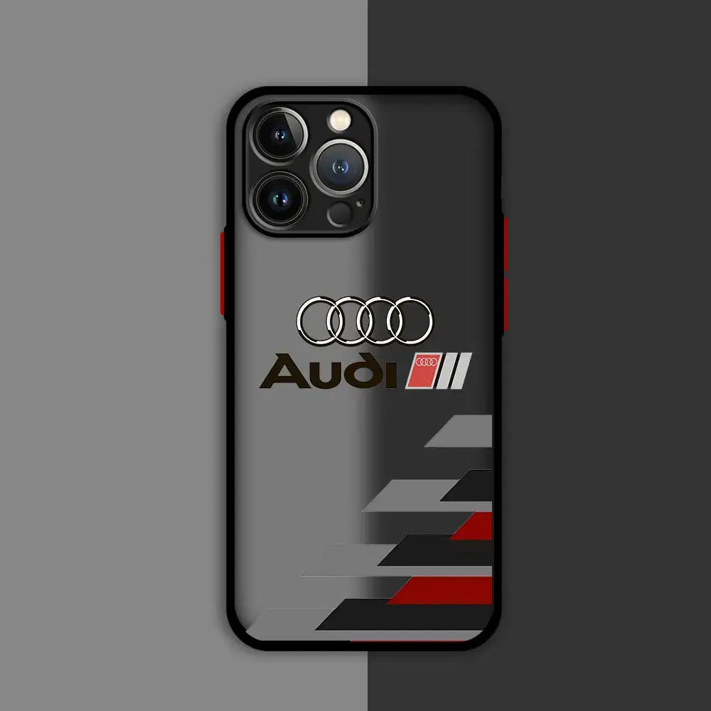 Funda mate RS6-Audi para Apple iPhone 14 Plus, 13 Mini, 12, 11 Pro Max, X, XS, XR, 7, 8, SE2022 - La zona Apple