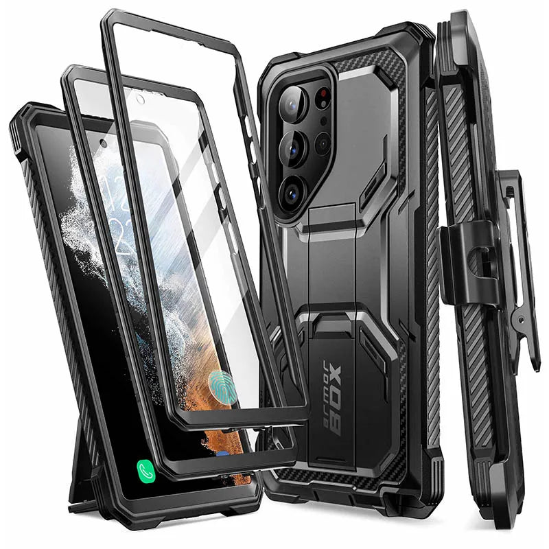 Funda para Samsung Galaxy S23 Ultra, armazón de I-BLASON, Protector de pantalla integrado, 2023 pulgadas, - La zona Apple
