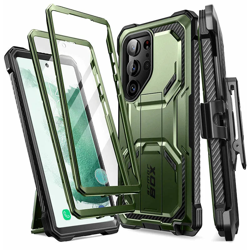 Funda para Samsung Galaxy S23 Ultra, armazón de I-BLASON, Protector de pantalla integrado, 2023 pulgadas, - La zona Apple