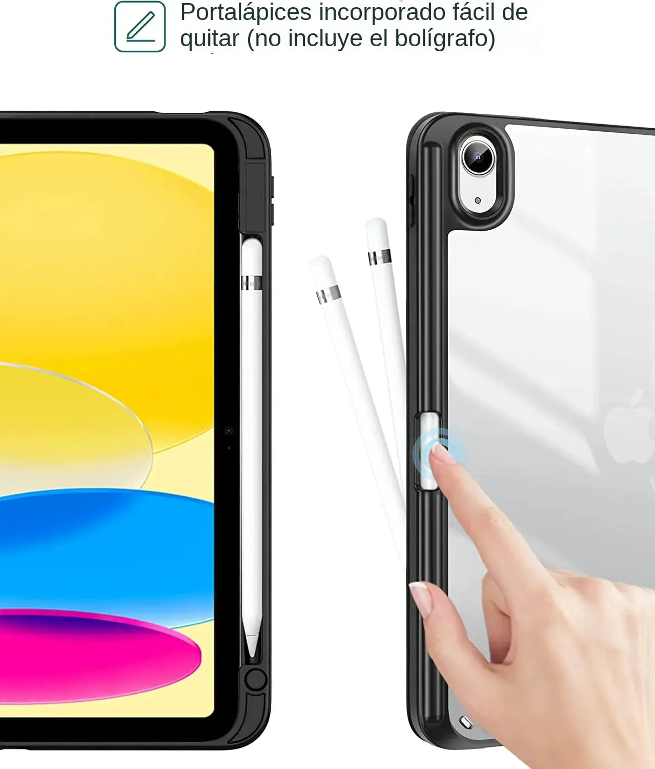 Funda para iPad de 10. ª generación, 2022, Air 5, Air 4, 10,9 Pro, 11, 2022, 2018, con ranura para bolígrafo - La zona Apple