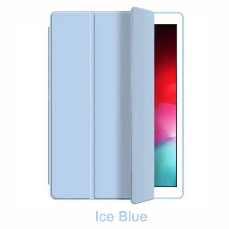 Funda para iPad Pro 9.7 A1673 A1674 A1675 10.2 - Carcasa Folio Ligera y Delgada con Tapa Inteligente y Soporte para iPad Air 2, 9.7 Air 3, 10.5 Inch iPad, 9ª, 8ª, 7ª, 10ª, 6ª - La zona Apple