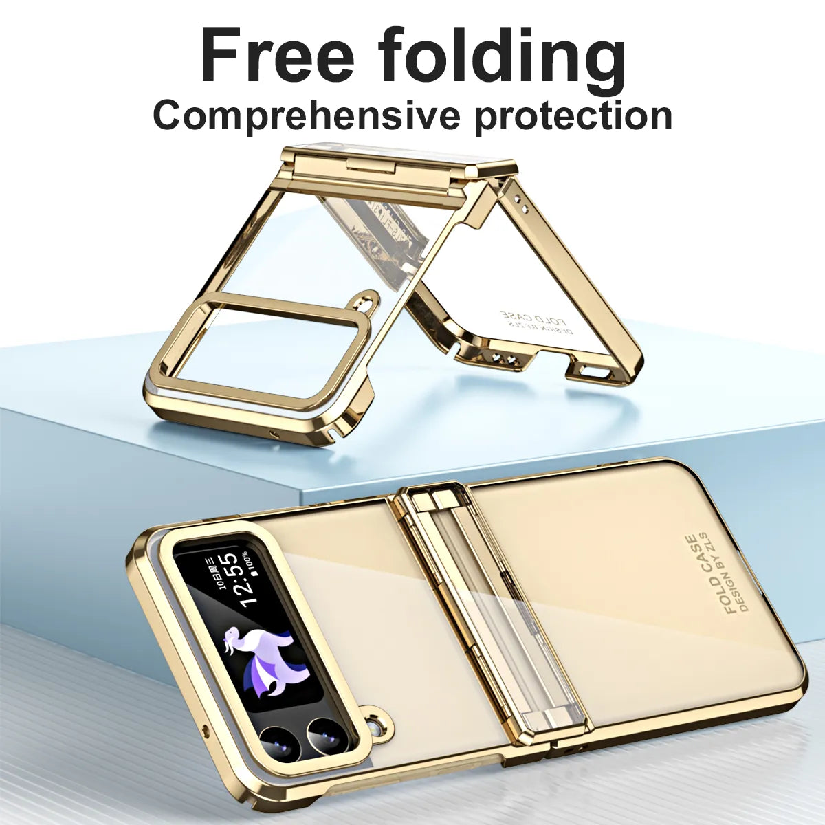 Funda plegable para Samsung Galaxy Z Flip 3, 4, 5, 5G, Z Flip4, 5G, - La zona Apple