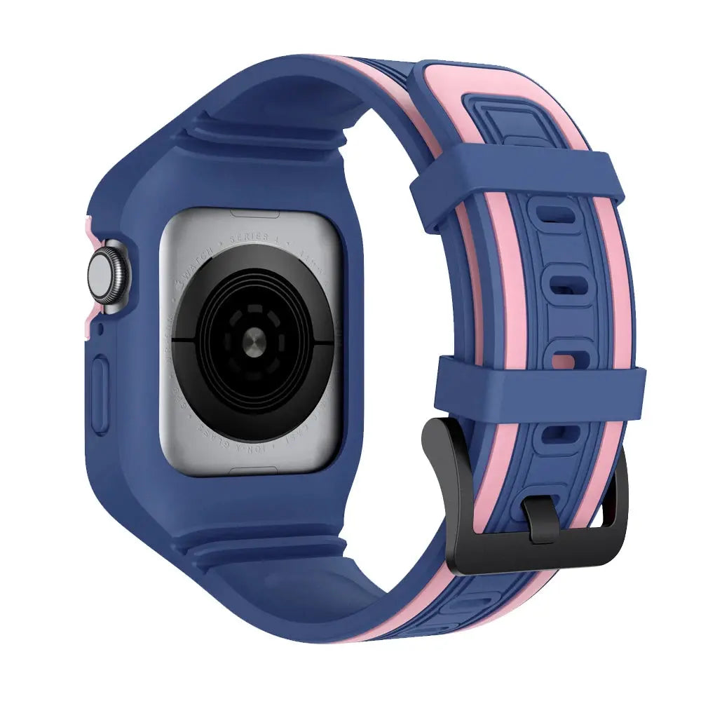 Funda y correa para Apple Watch,de 44mm y 42mm para series 5, 4, 3, 6, SE - La zona Apple