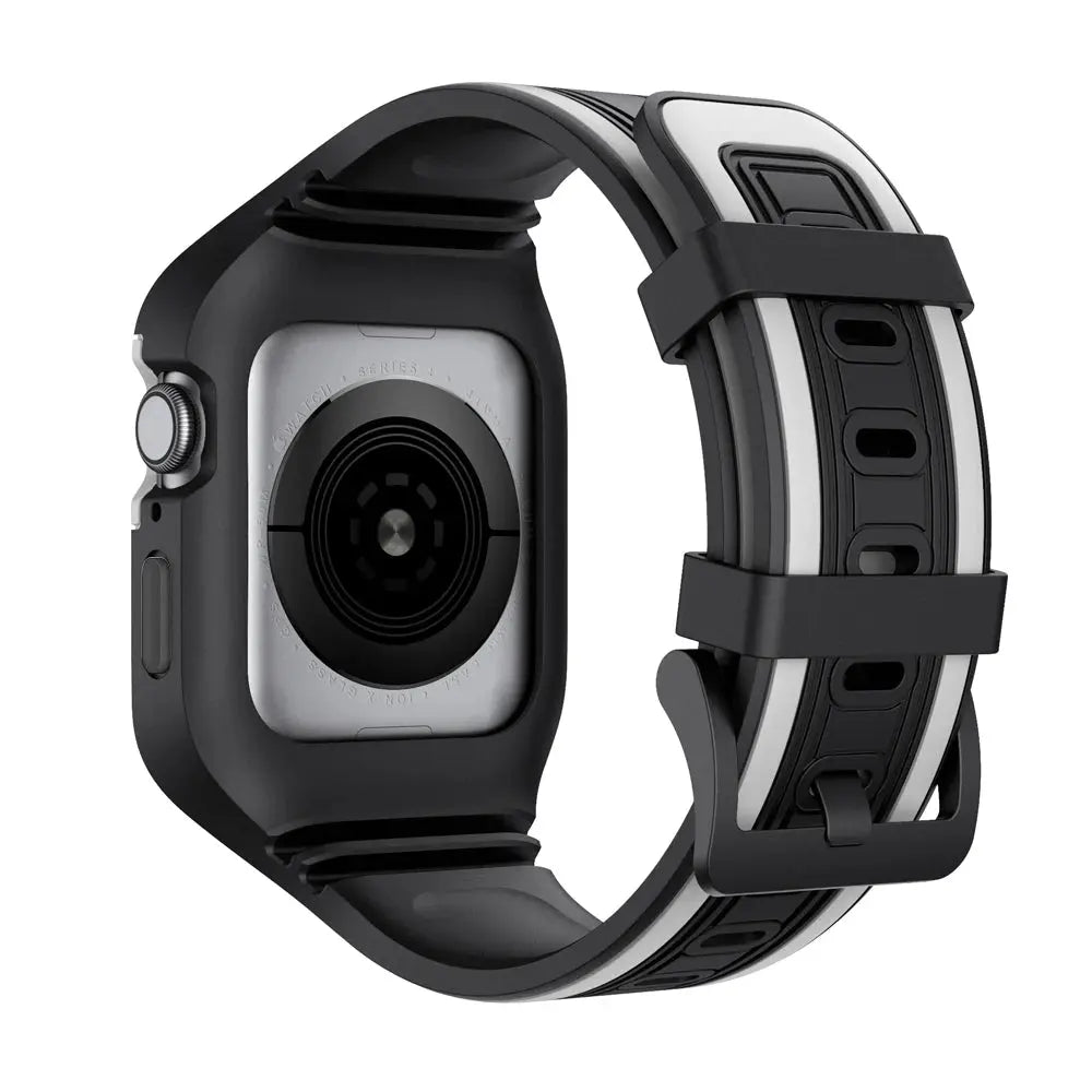 Funda y correa para Apple Watch,de 44mm y 42mm para series 5, 4, 3, 6, SE - La zona Apple