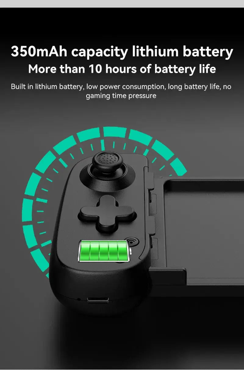 Gamepad  inalámbrico  con Bluetooth para consola Switch, PC, dispositivo Android IOS y Joystick de seis ejes - La zona Apple