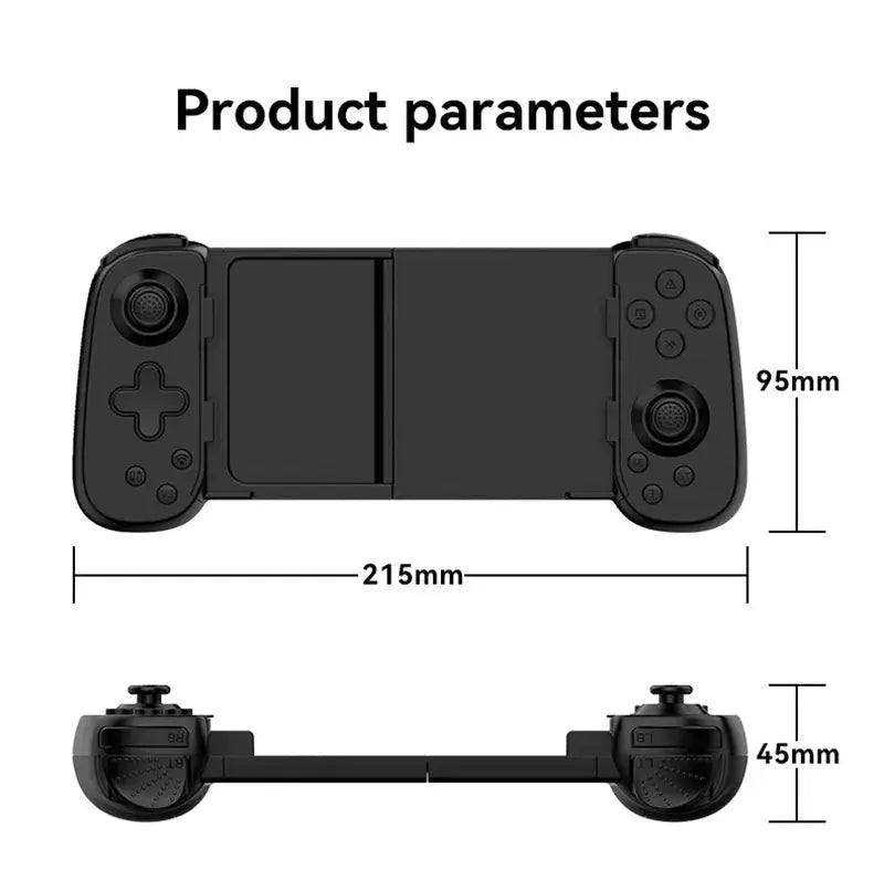 Gamepad  inalámbrico  con Bluetooth para consola Switch, PC, dispositivo Android IOS y Joystick de seis ejes - La zona Apple