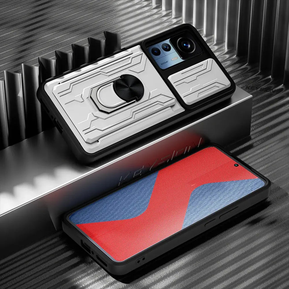 KEYSION-funda a prueba de golpes para Xiaomi 12T Pro, 5G, 12 Pro, 12X, 12 Lite, 11T, protección de cámara, funda de teléfono para Redmi K50 Ultra - La zona Apple