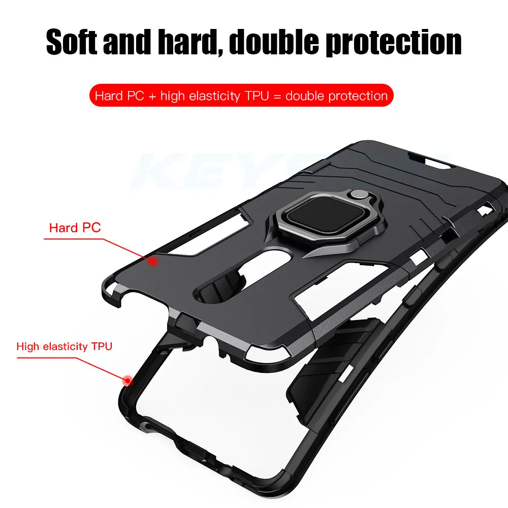 Funda a Prueba de Golpes para Redmi 9 K20 Pro Note 9S 9 Pro Max 7 7a 6 8 Pro, Xiaomi Mi 9T 9SE CC9e Mi 8 lite A2 A3 - Armor Series - La zona Apple