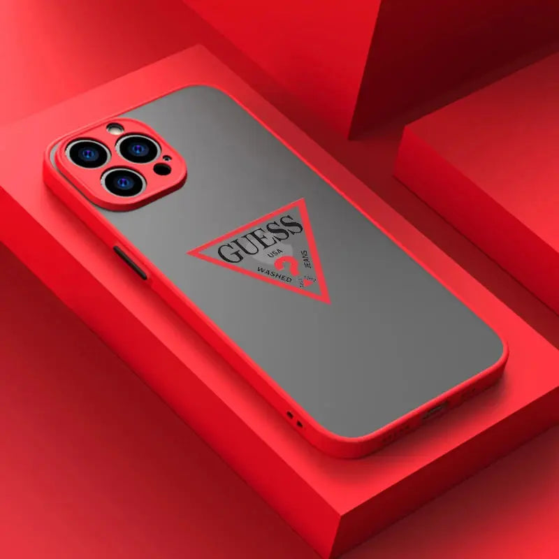Love G-Guess What For Apple iPhone 14 13 12 11 XS Mini Pro Max 8 7 6S 6 XR X Plus Frosted Translucent Phone Case - La zona Apple