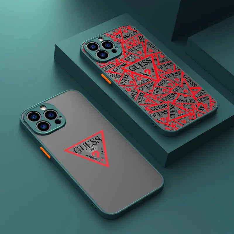 Love G-Guess What For Apple iPhone 14 13 12 11 XS Mini Pro Max 8 7 6S 6 XR X Plus Frosted Translucent Phone Case - La zona Apple