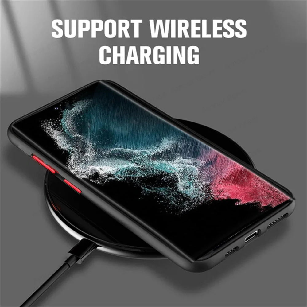Funda Magsafe a prueba de golpes para Samsung Galaxy S23 Ultra S22 S21 Plus S21 S20 FE A53 5G A52s A14 A13 A54 A34 A52 - La zona Apple