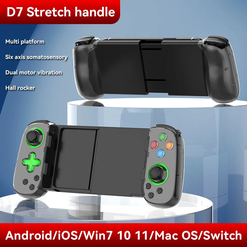 Mando inalámbrico con Bluetooth para IOS y Android, Gamepad telescópico para Switch, PS4 y PC - La zona Apple