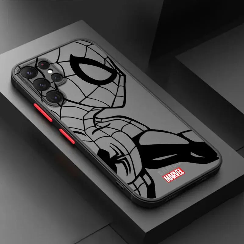 Funda Translúcida Esmerilada Marvel Spiderman Venom para Samsung Galaxy - Estilo y Protección para Tu Dispositivo - La zona Apple