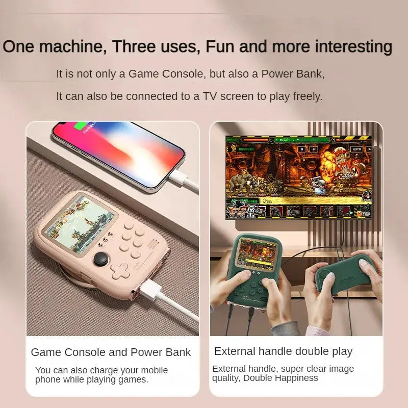 Mini consola portátil de juegos Retro con Banco de energía. - La zona Apple