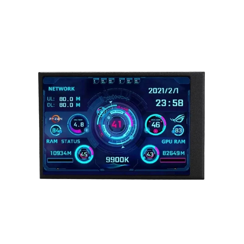 Pantalla Secundaria IPS de 3,5 Pulgadas Tipo C para Ordenador con Cubierta de Metal - La zona Apple