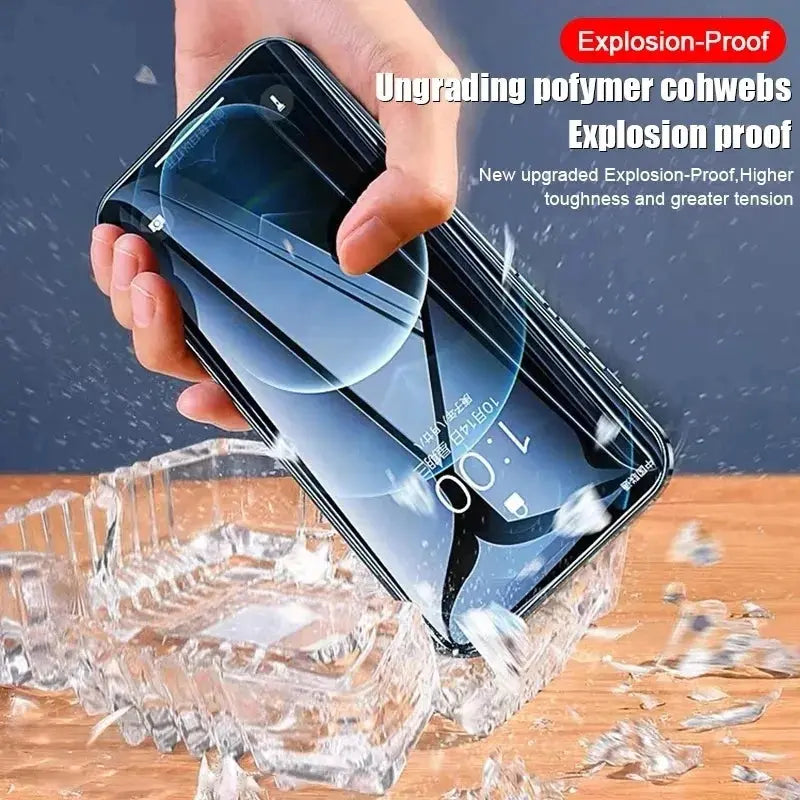 Película de hidrogel de cobertura completa para iPhone, 5 unidades - La zona Apple