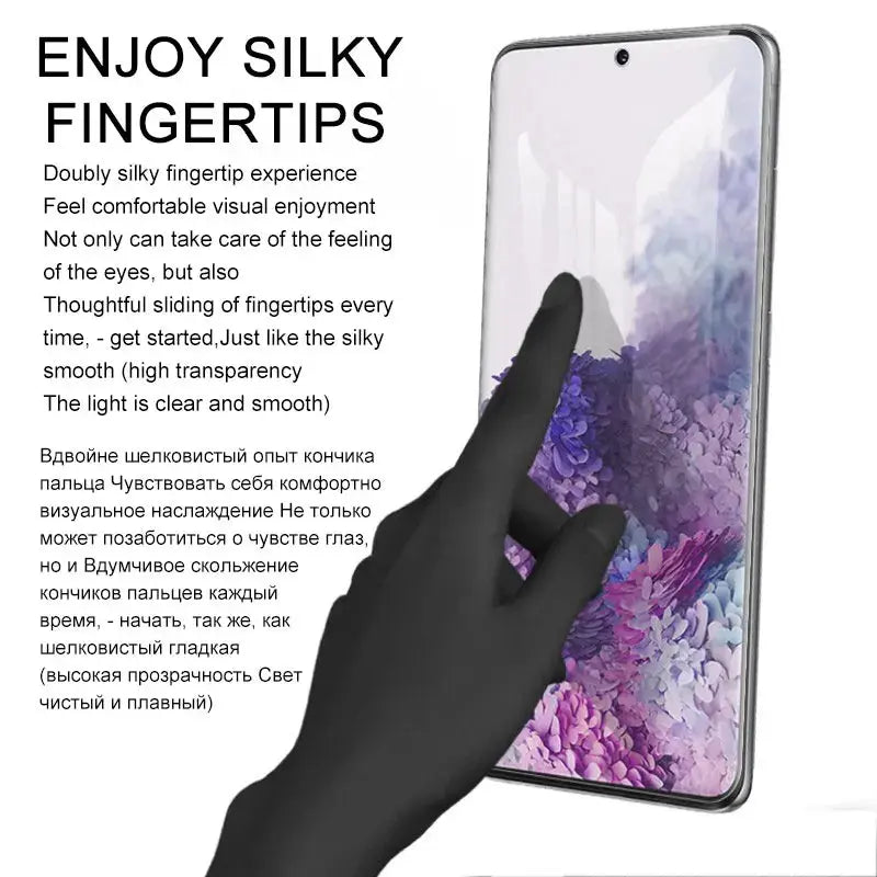 Película de hidrogel para pantalla de Samsung Galaxy S23, S20, S21, S22 Plus, Ultra FE Note 20, 9, 10 Plus, A52S, A30, A53, A51, A50, A21S, 4 unidades - La zona Apple