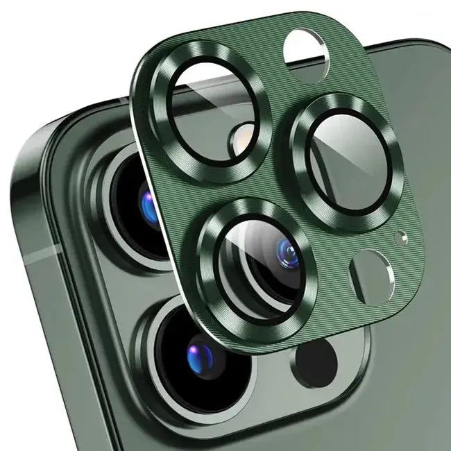 Protector de cristal de Metal para lente de cámara de IPhone 15, 14, 13 Pro Max alidrosip