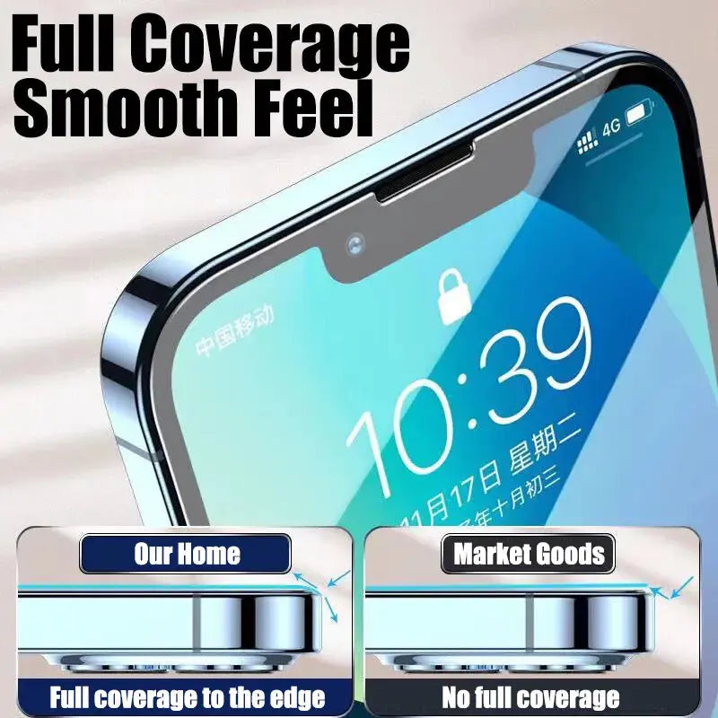 Protector de pantalla de hidrogel para iPhone 11, 12, 13, 14 Pro Max, 14, 8, 7 Plus, XR, XS MAX, 4 Uds. alidrosip