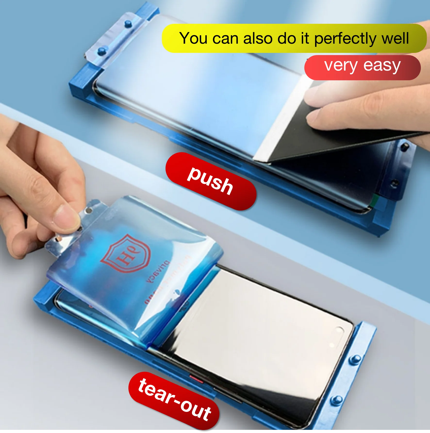 Protector de pantalla de vidrio ceramico  para Samsung S23, S22, S21, S20, S10, S9 Plus, - La zona Apple