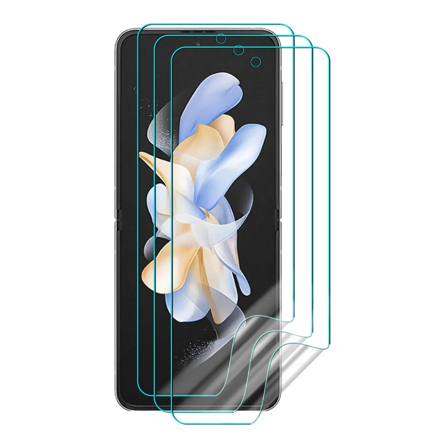 Protector de pantalla para Samsung Galaxy Z Flip 5 5G, película de hidrogel transparente . - La zona Apple