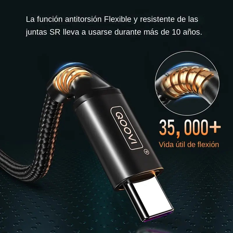 cable de carga rápida USB tipo C para Xiaomi Mi12 11 Samsung Huawei alidroship