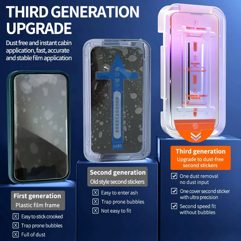 Protector de pantalla para iPhone 15, 14, 13, 12, 11 PRO MAX, XS, X, XR Plus, La zona Apple