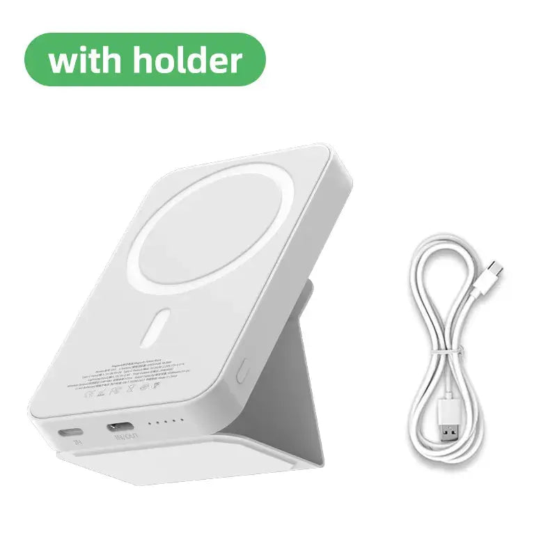 Batería Externa magnética de 10000mAh, cargador inalámbrico de 20W y 5000mAh, Mini Powerbank para iPhone 14, 13 Pro alidrosip