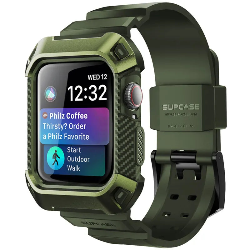 Funda Protectora Resistente UB Pro para Apple Watch Series 6/SE/5/4, 40mm - Con Correa Integrada - La zona Apple