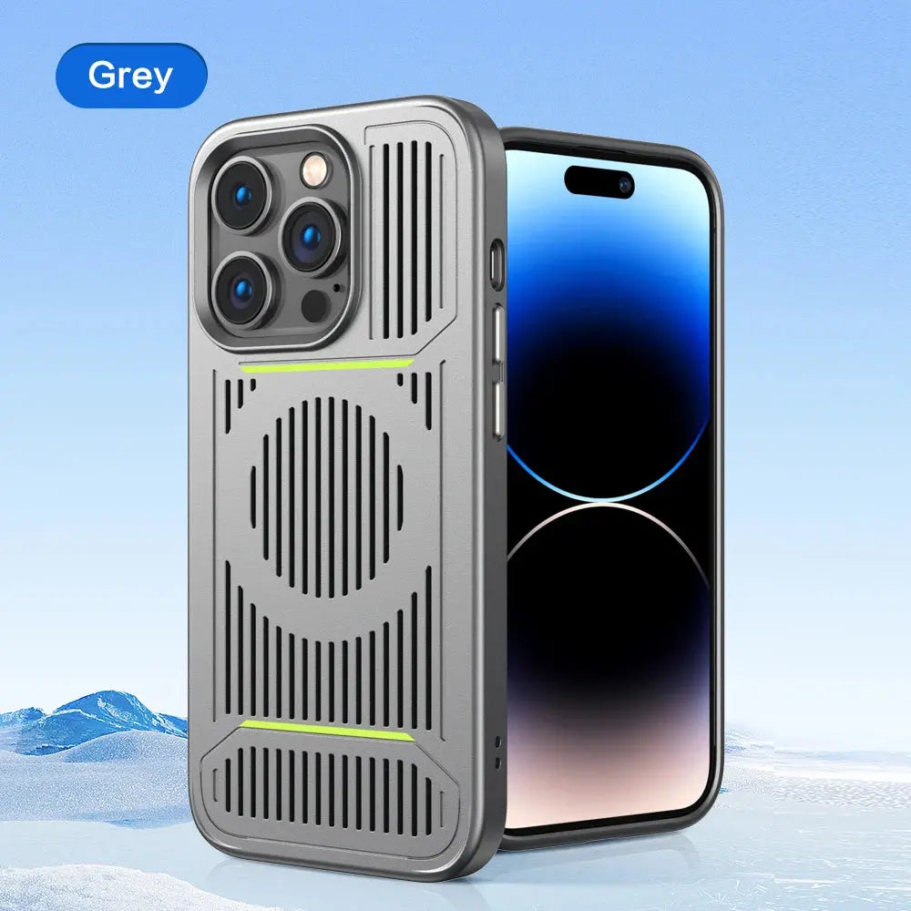 Funda de metal smart devil  para iPhone: Estilo y Protección Avanzada - La zona Apple