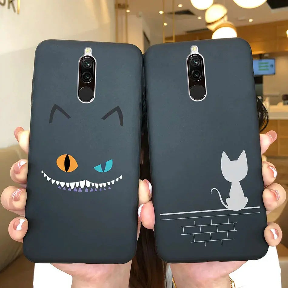 Soft Case For Xiaomi Redmi 8 Case Silicone Fundas Phone Back Cover For Redmi8 Case Flower Love Heart Bumper For Xiaomi Redmi 8 - La zona Apple