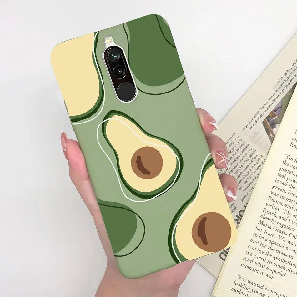 Soft Case For Xiaomi Redmi 8 Case Silicone Fundas Phone Back Cover For Redmi8 Case Flower Love Heart Bumper For Xiaomi Redmi 8 - La zona Apple
