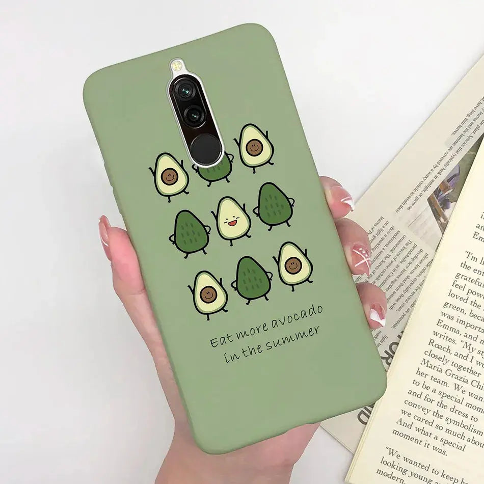Soft Case For Xiaomi Redmi 8 Case Silicone Fundas Phone Back Cover For Redmi8 Case Flower Love Heart Bumper For Xiaomi Redmi 8 - La zona Apple
