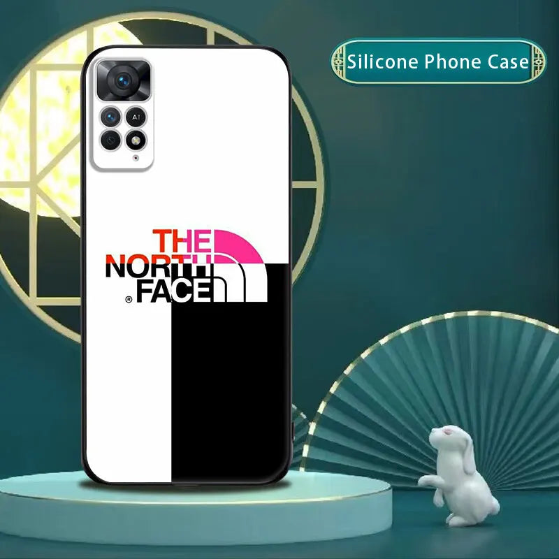 The North Face Funda de Silicona para Redmi Note, 11, 10, 12 Pro, 12C, 10C, 9S, 9, 8, 7, 9A, 9C: Estilo y Protección Inspirados en la Aventura - La zona Apple
