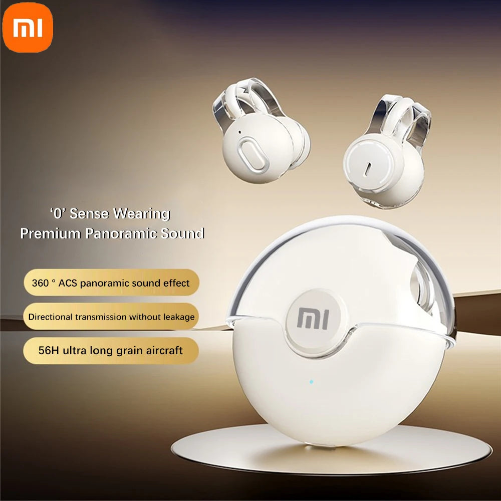 Auriculares Xiaomi con Bluetooth 5,3, audífonos TWS con micrófono, conducción ósea - La zona Apple